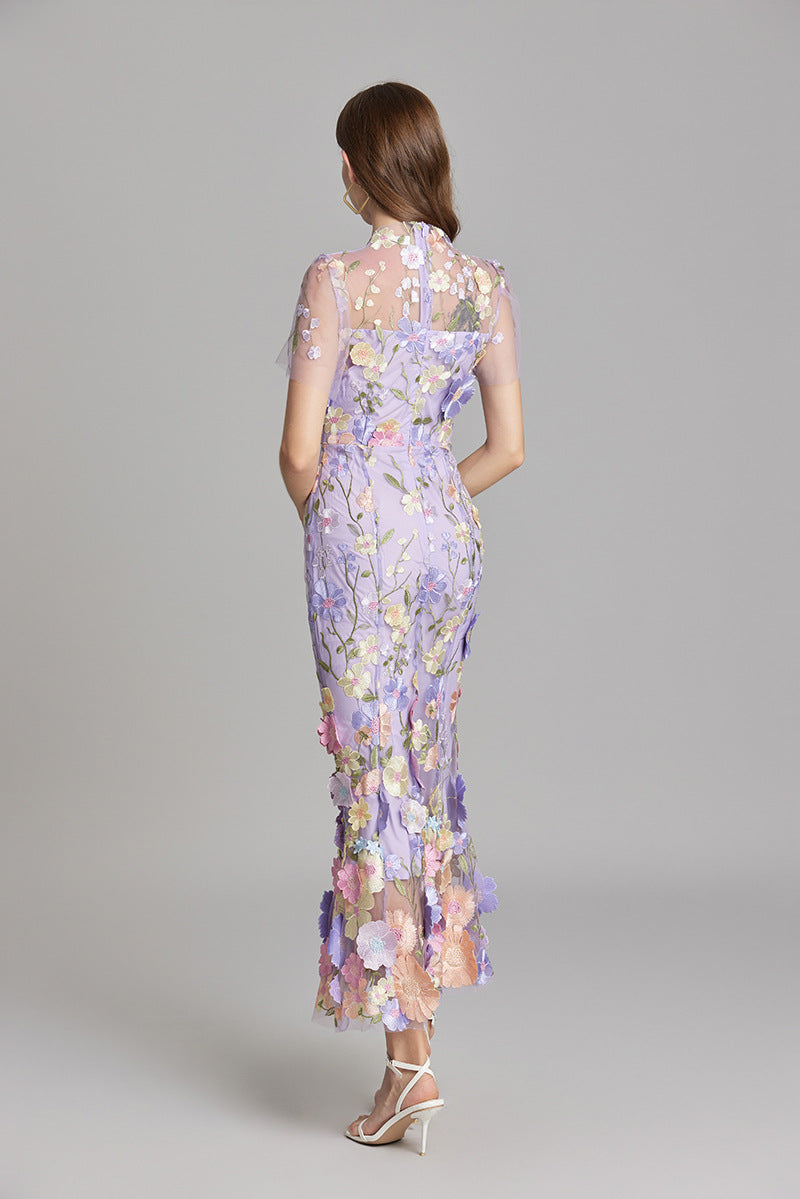 Women’s Floral Detail Dress | Midi