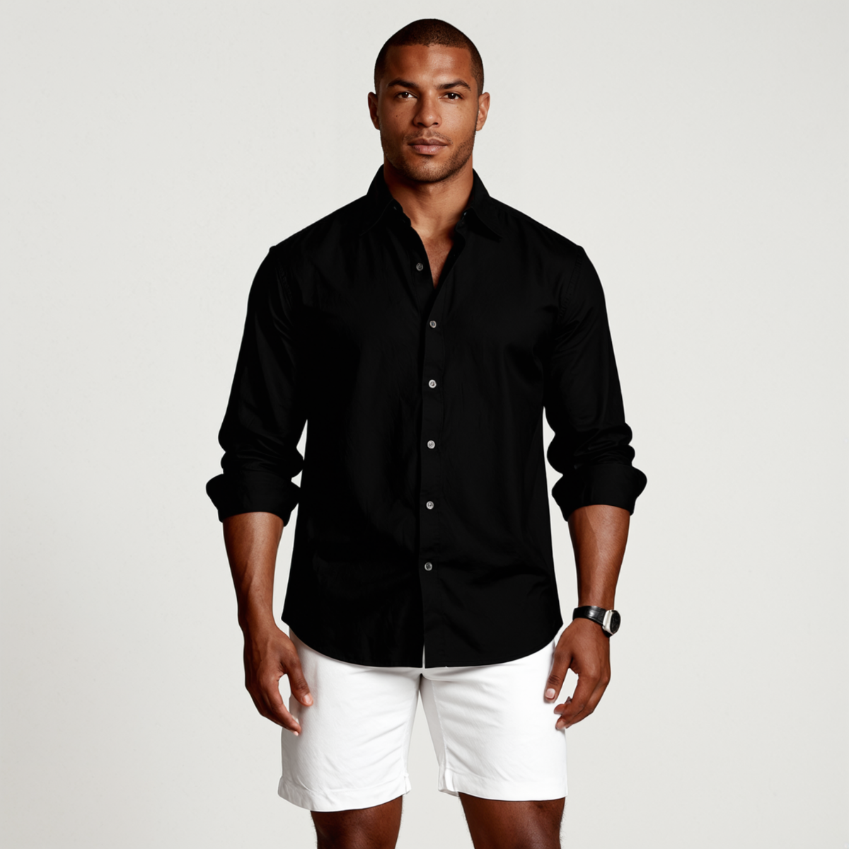 Tropez | Men's Linen Long Sleeve Button Up Shirt