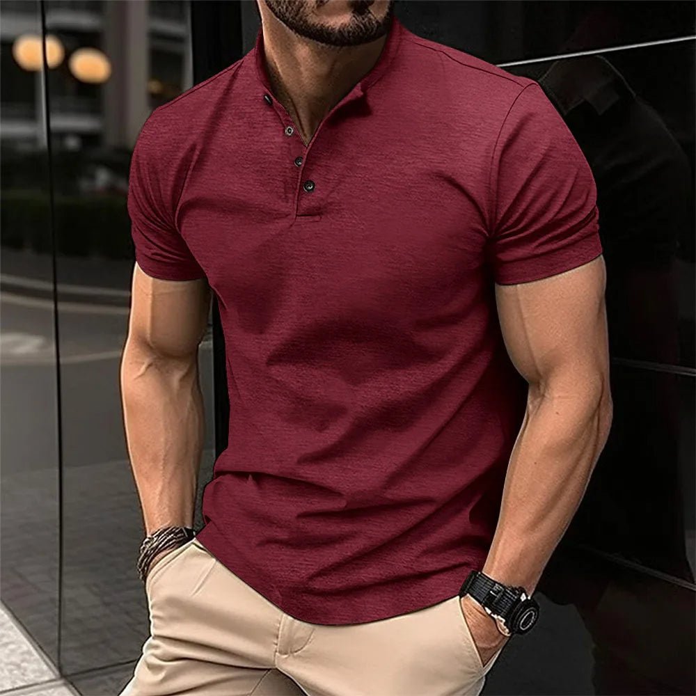 Martin | Men's Short Sleeve Henley Shirt