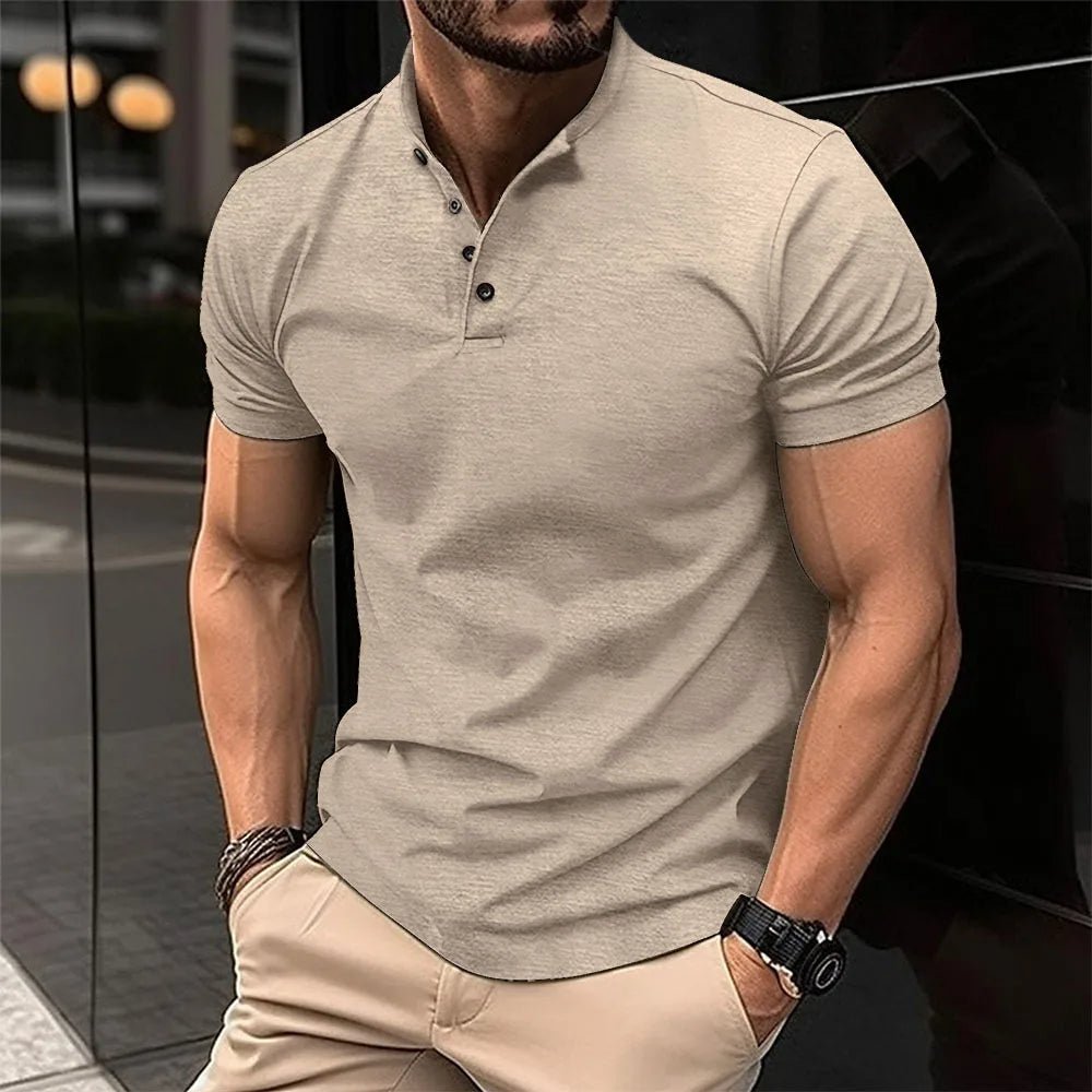 Martin | Men's Short Sleeve Henley Shirt