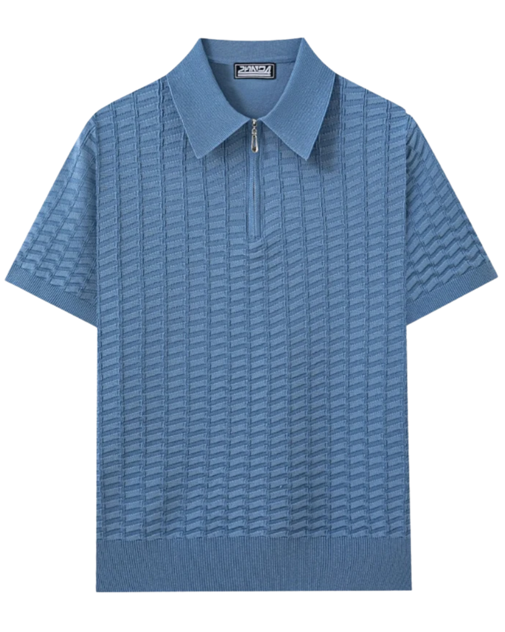 Hugo | Men's Short Sleeve Textured Zip Knit Polo