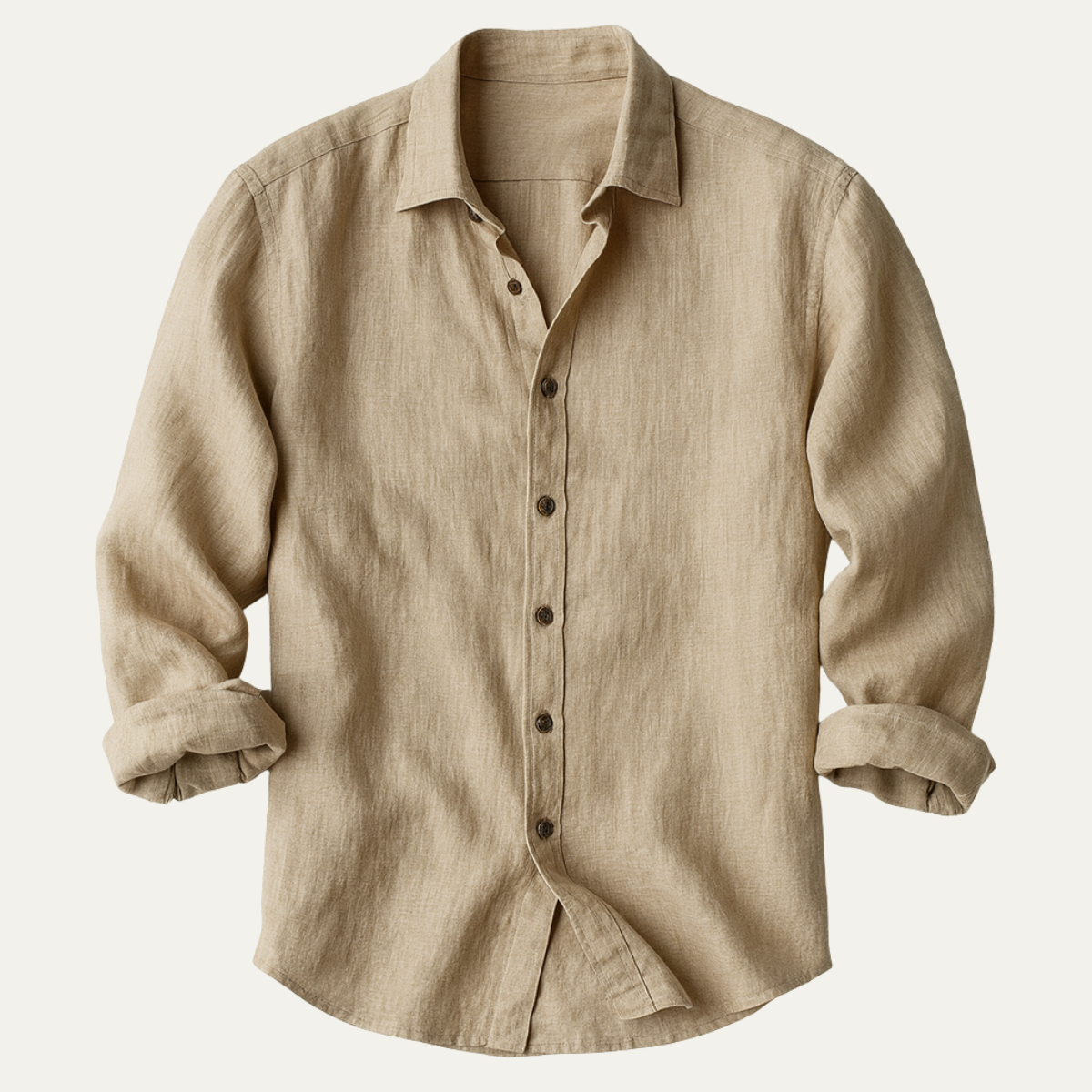 Tropez | Men's Linen Long Sleeve Button Up Shirt