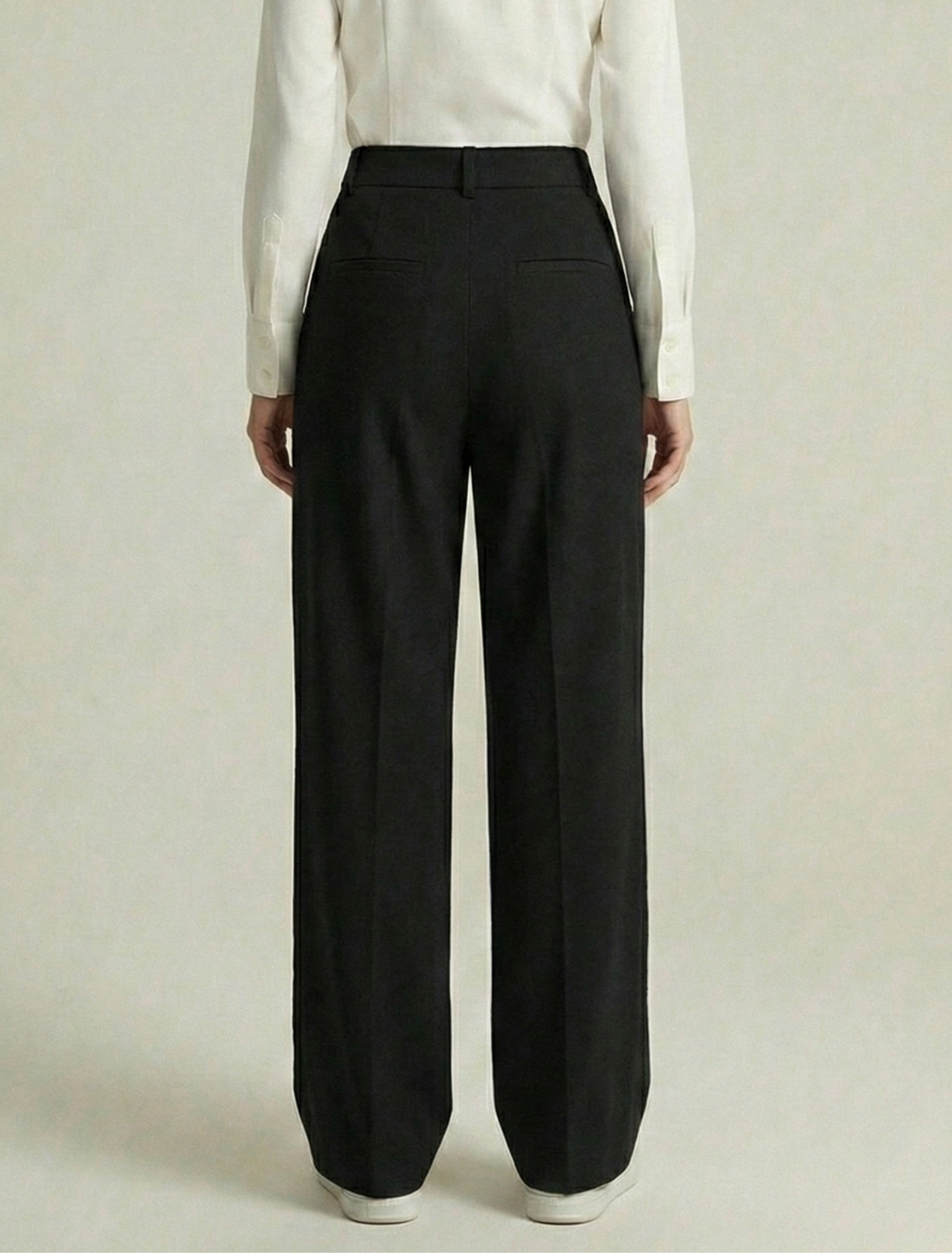 Sophia | High-Waist Pleated Wide Leg Trousers