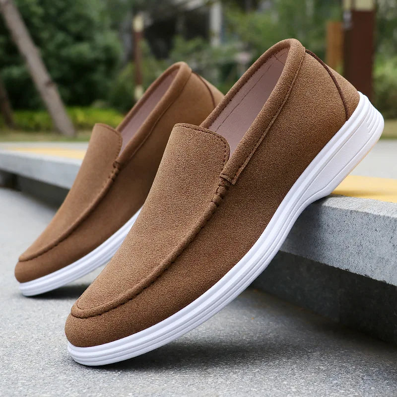 Luca | Men's Suede Slip On Loafers