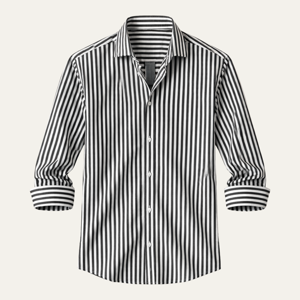 Asheville | Men's Striped Long Sleeve Button Up Shirt