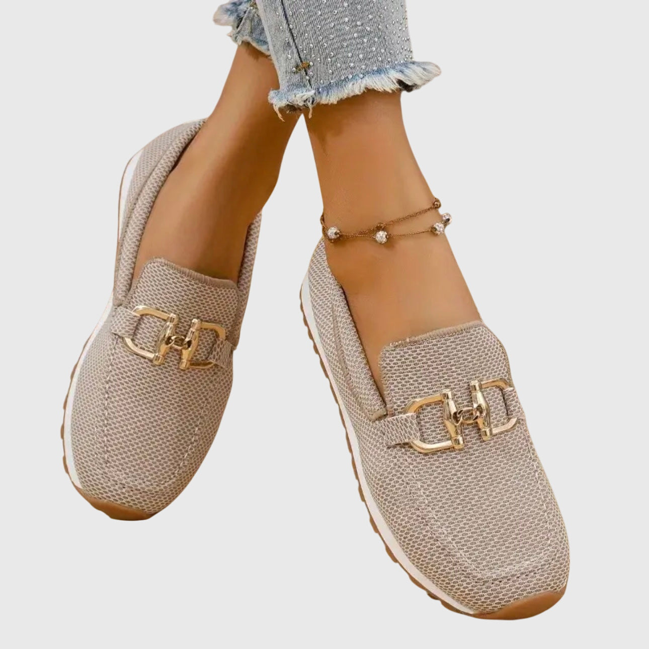 Sienna | Women's Knit Horsebit Platform Slip On Loafers