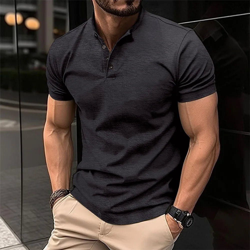 Martin | Men's Short Sleeve Henley Shirt