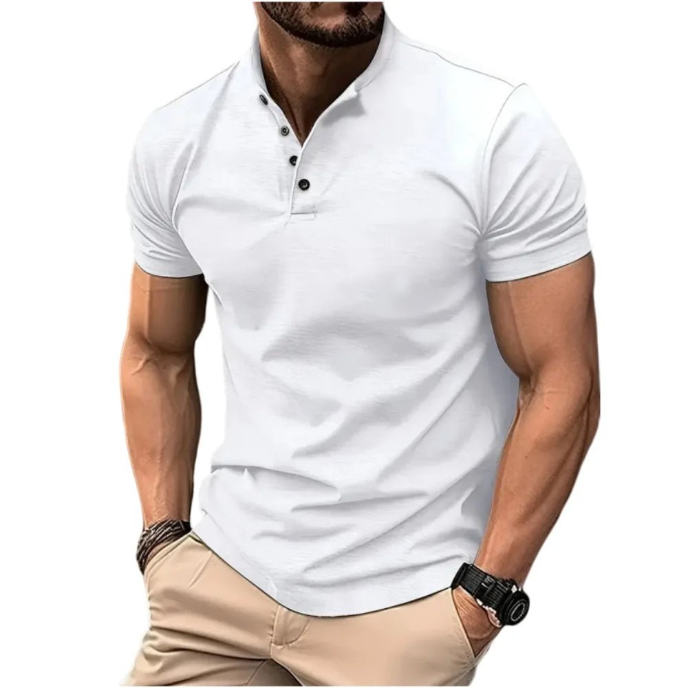 Martin | Men's Short Sleeve Henley Shirt
