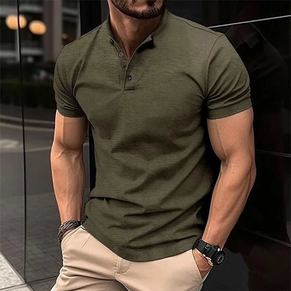 Martin | Men's Short Sleeve Henley Shirt