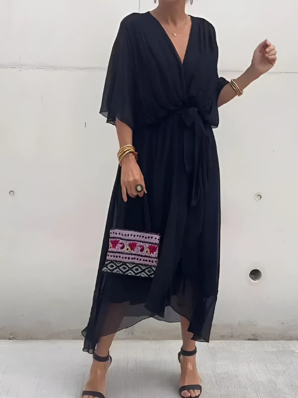 Wrap Midi Dress – Casual Dress | Sylvia