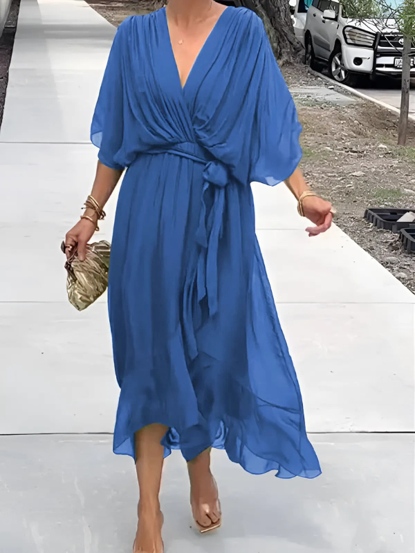 Wrap Midi Dress – Casual Dress | Sylvia