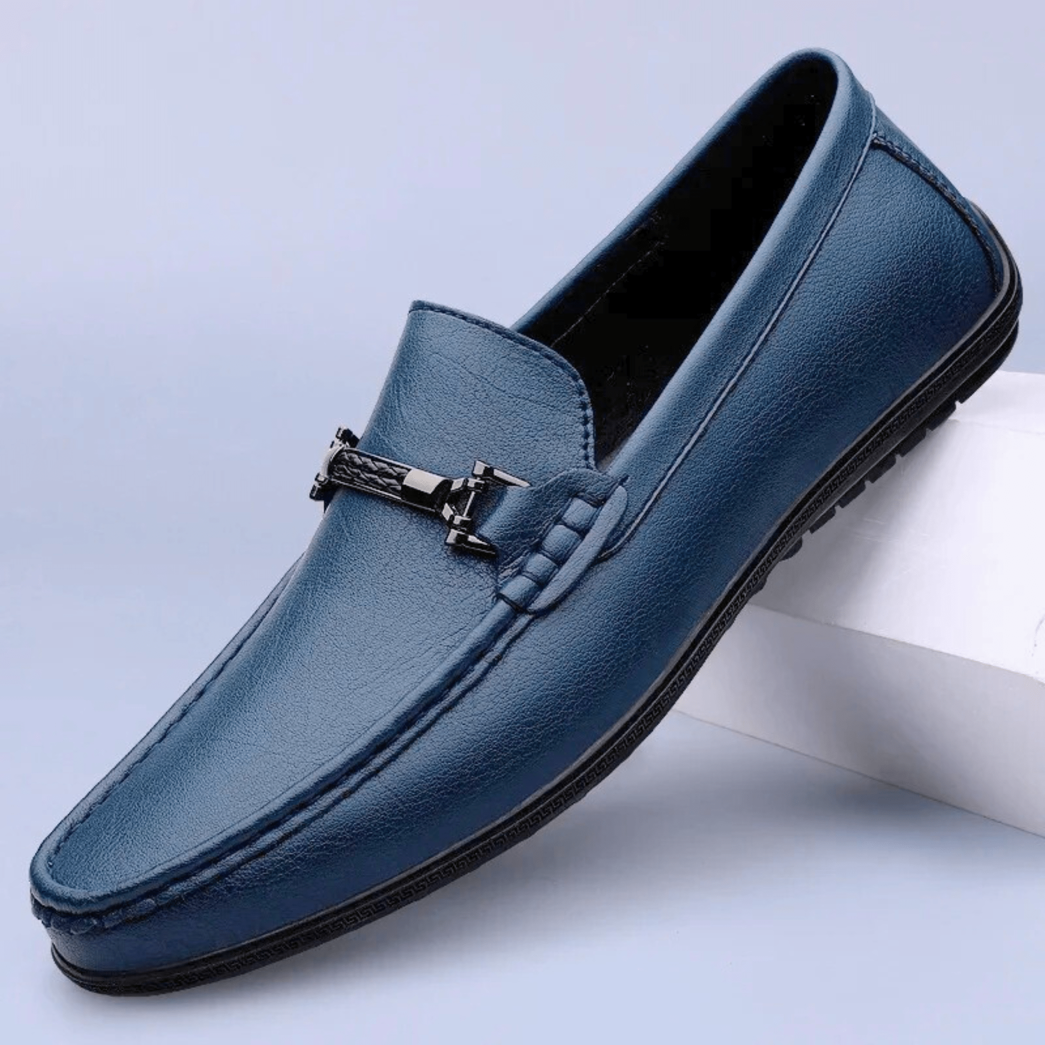 Nortvale | Men's Leather Horsebit Slip On Loafers