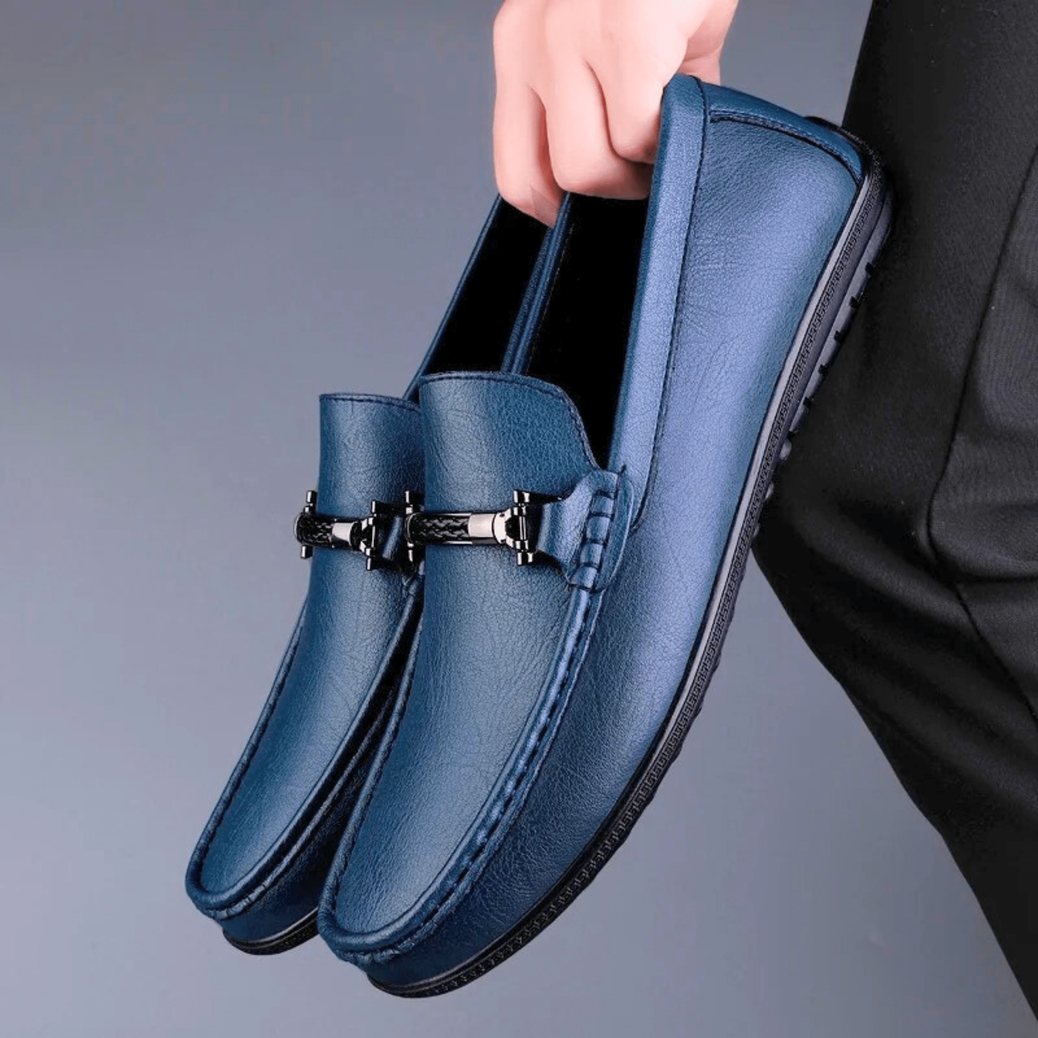 Nortvale | Men's Leather Horsebit Slip On Loafers