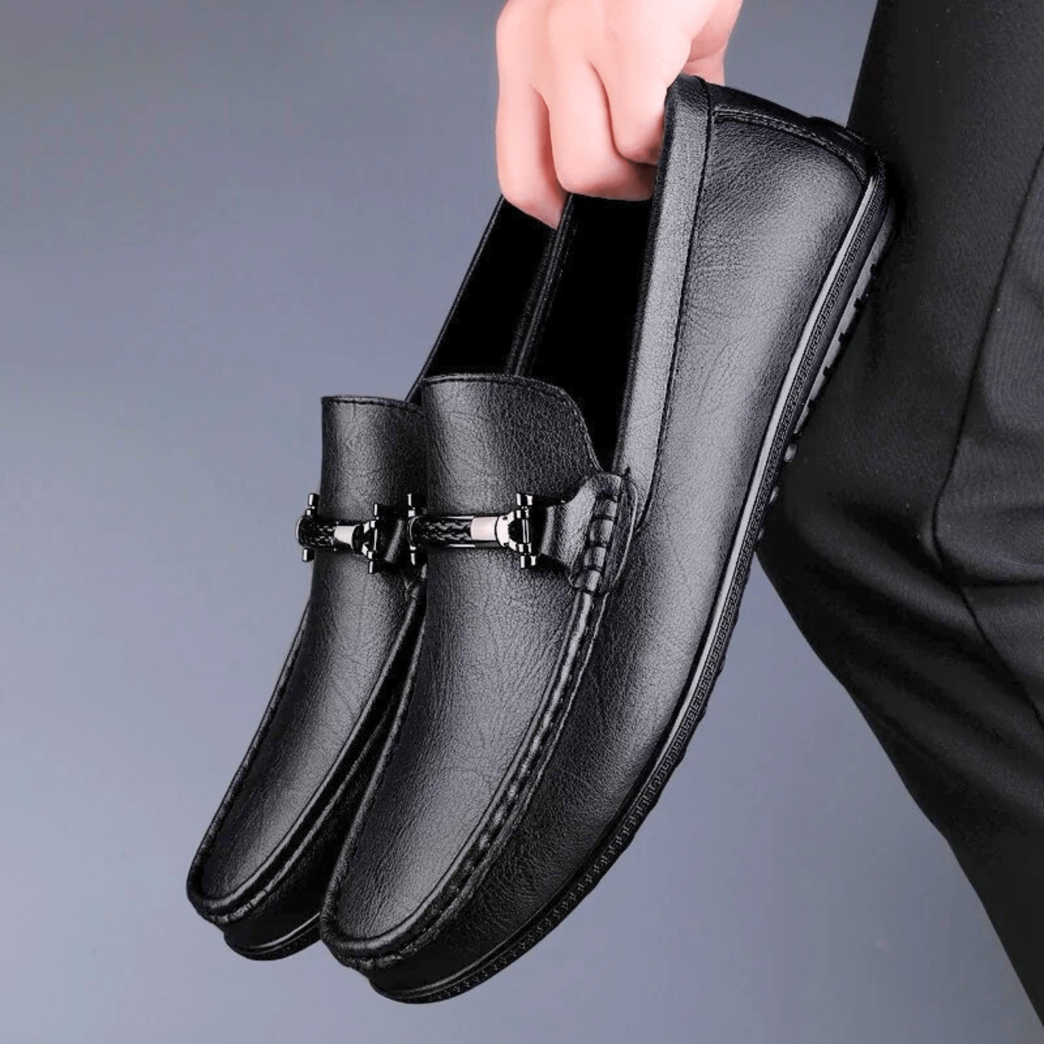 Nortvale | Men's Leather Horsebit Slip On Loafers