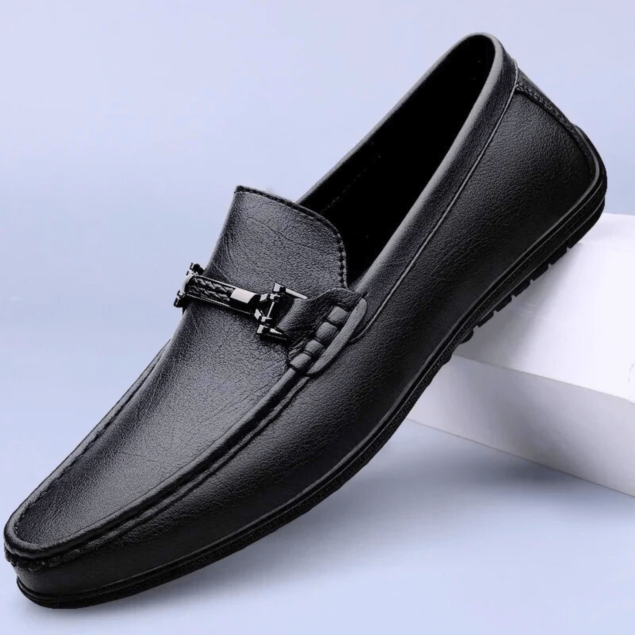 Nortvale | Men's Leather Horsebit Slip On Loafers